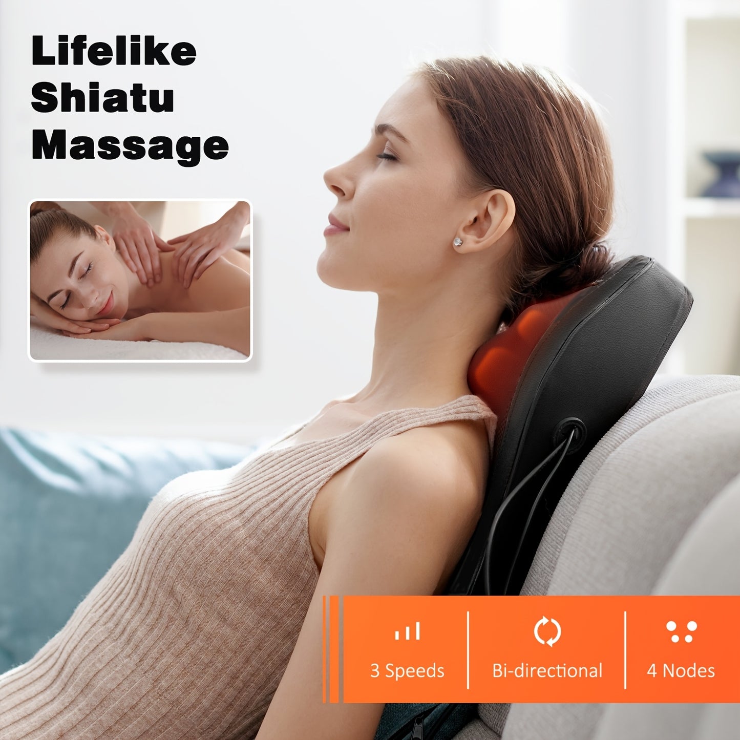 Acupressure Heated Neck Massager