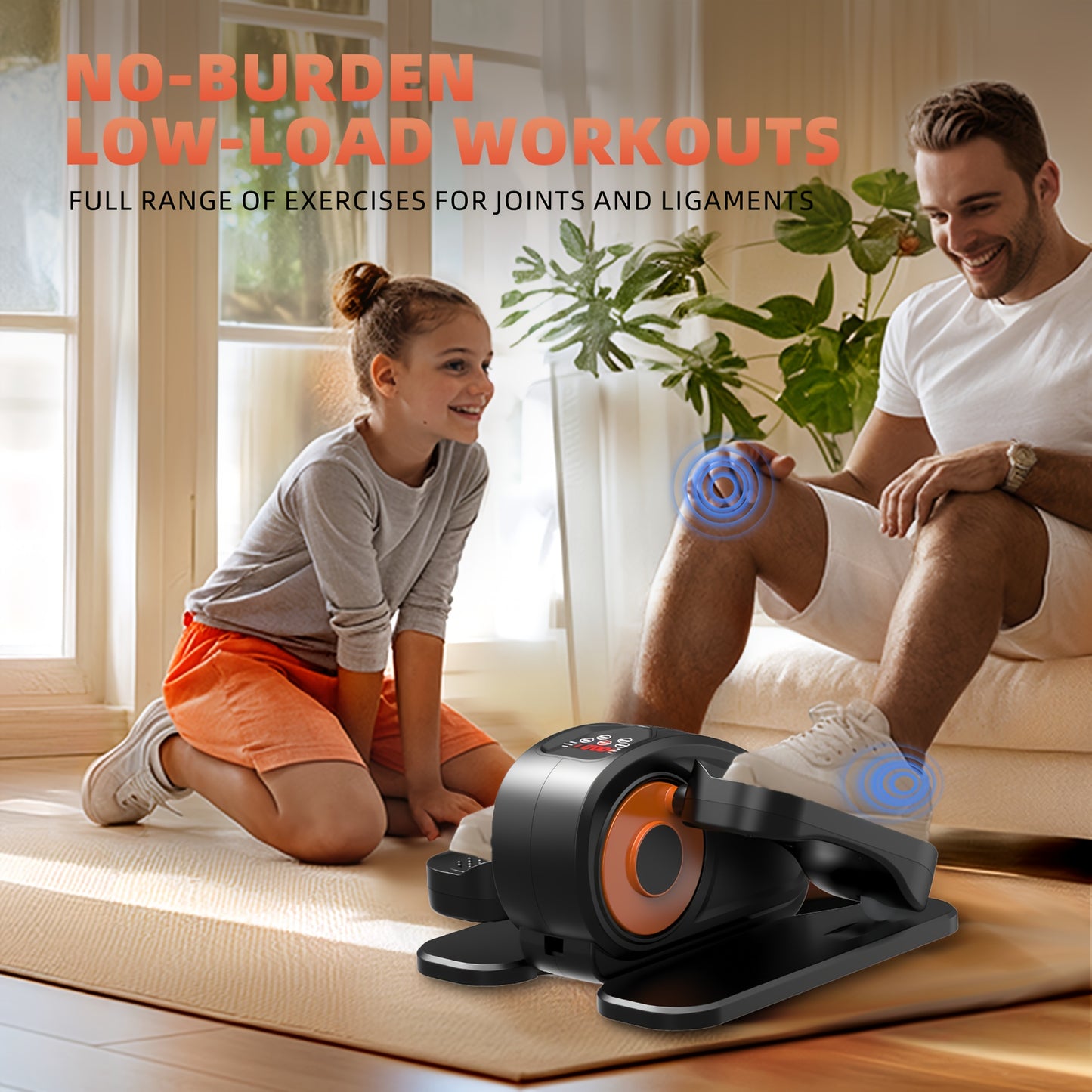 12-Speed Electric Elliptical Leg Exerciser