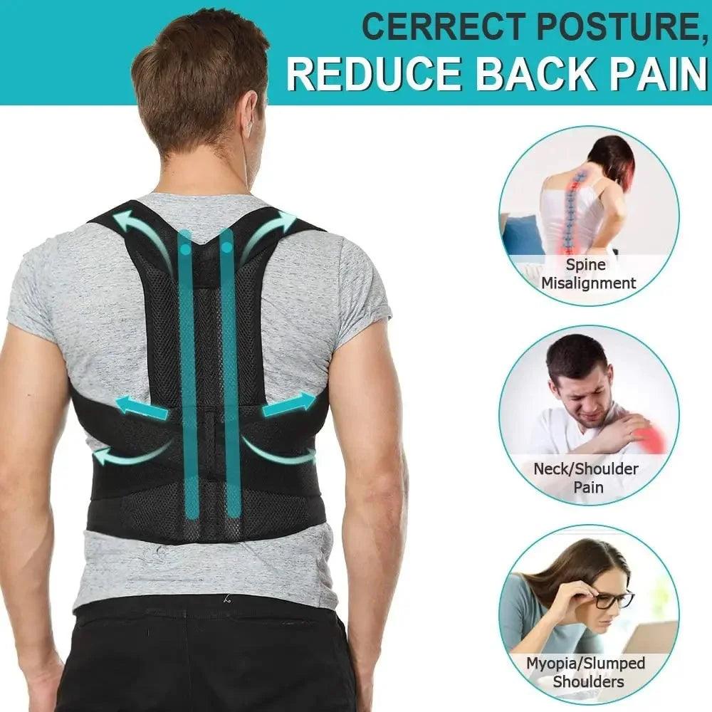 Posture Corrector Back Brace For Lumbar Support - maidamoon