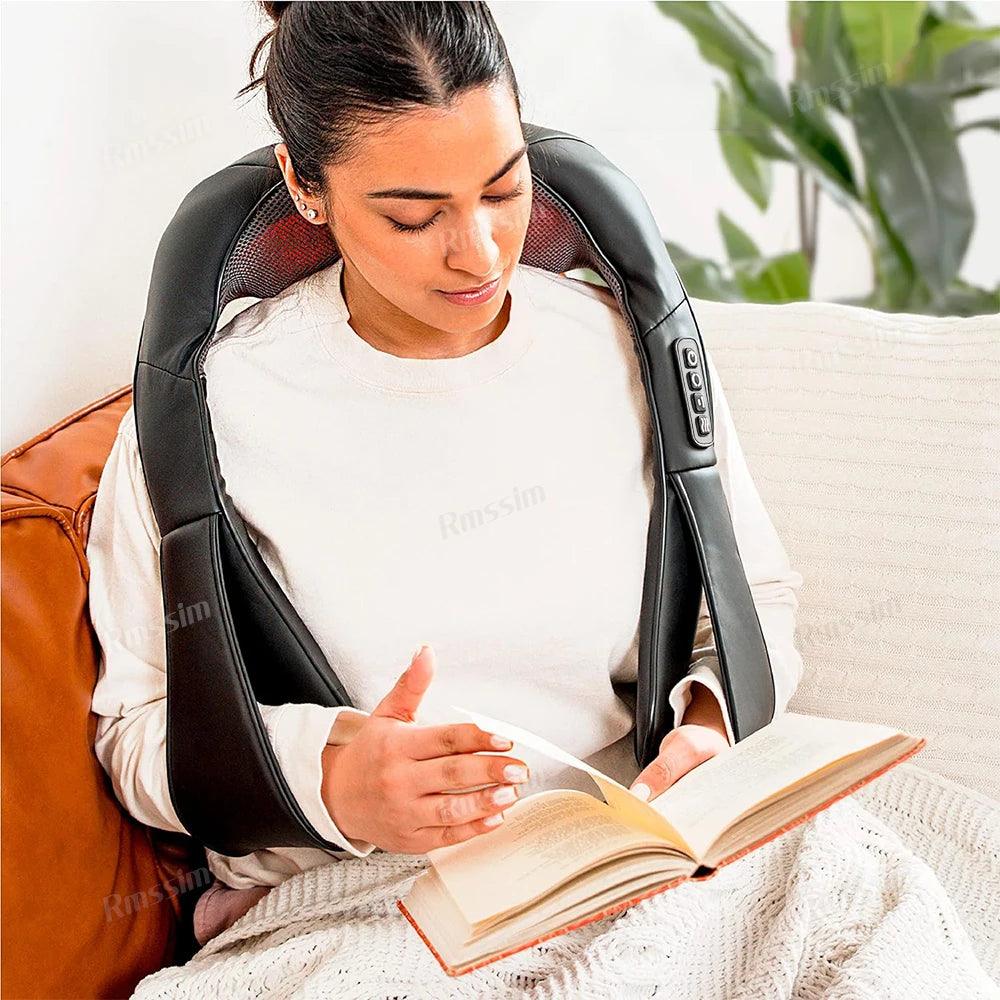 Heated Shiatsu Neck and Shoulder Massager - maidamoon