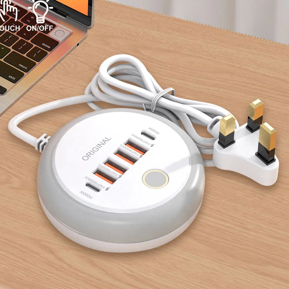 50W Multi-Port USB-C Power Strip
