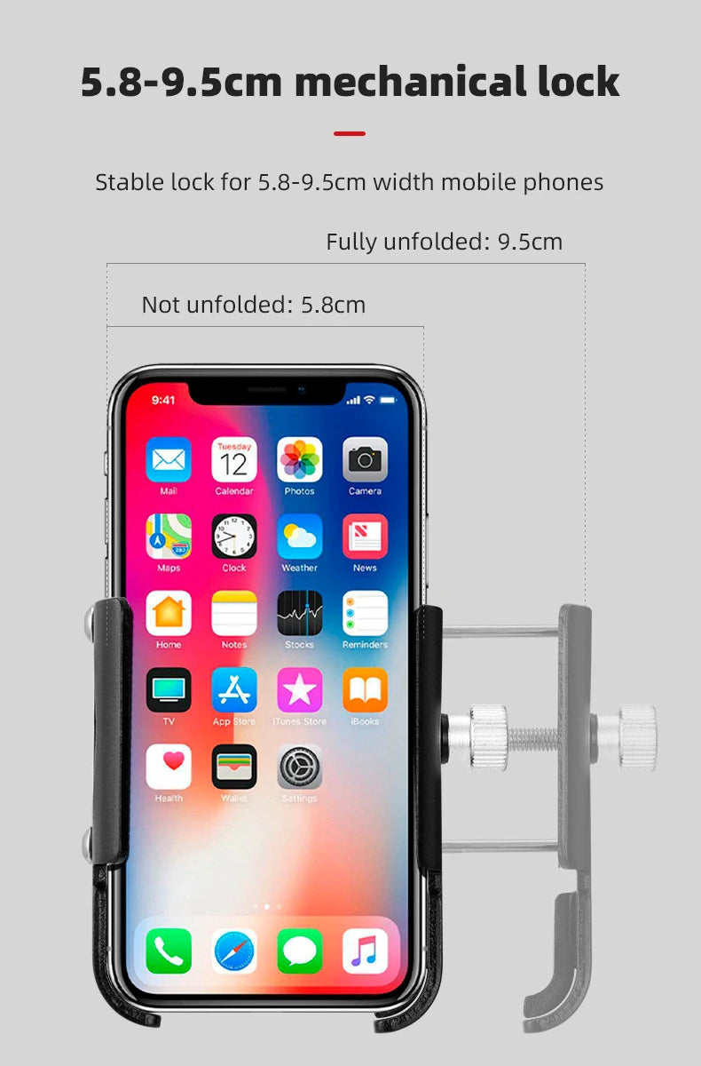 360° Rotating Bike Phone Holder