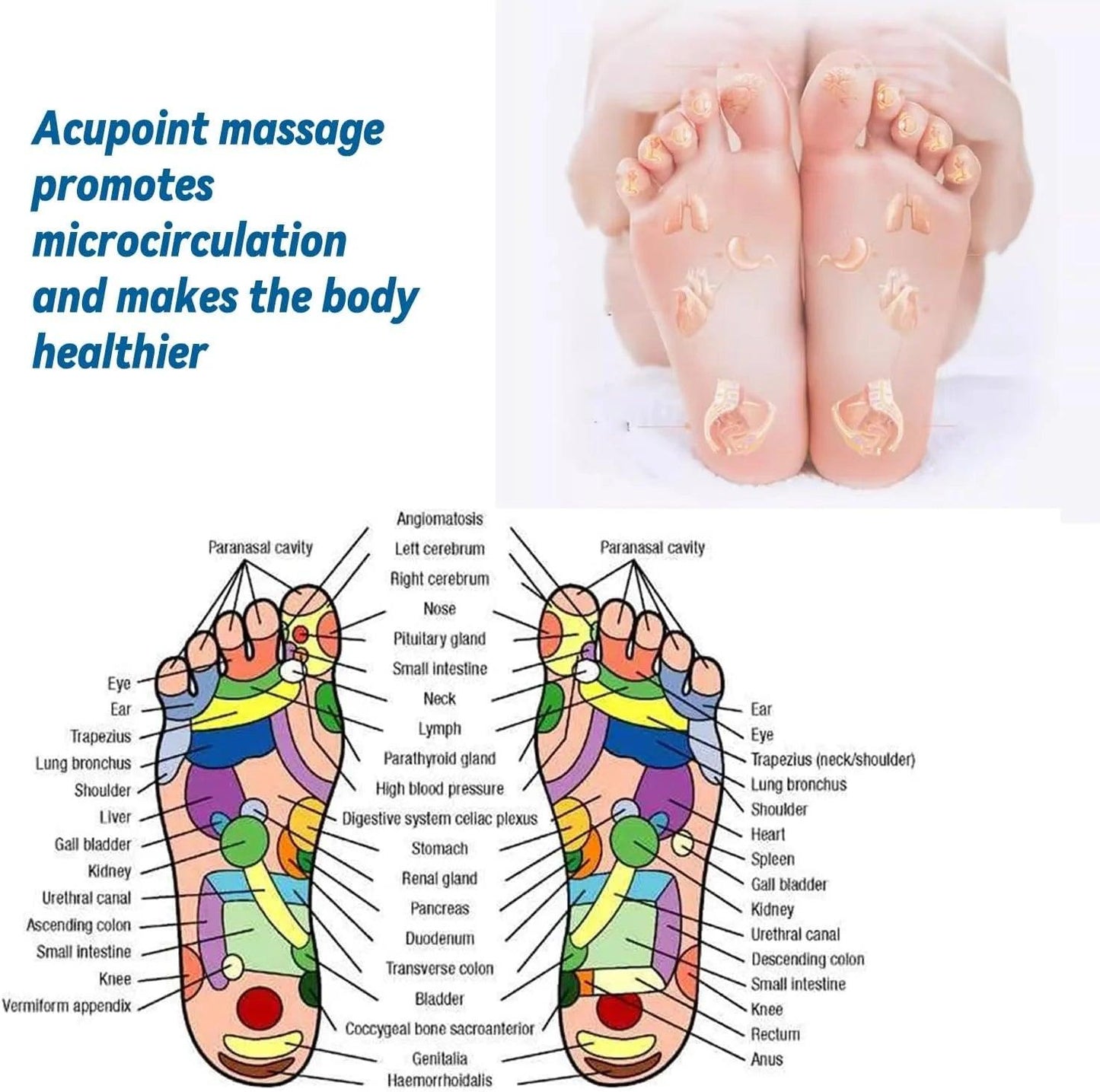 Insoles Foot Massage - maidamoon