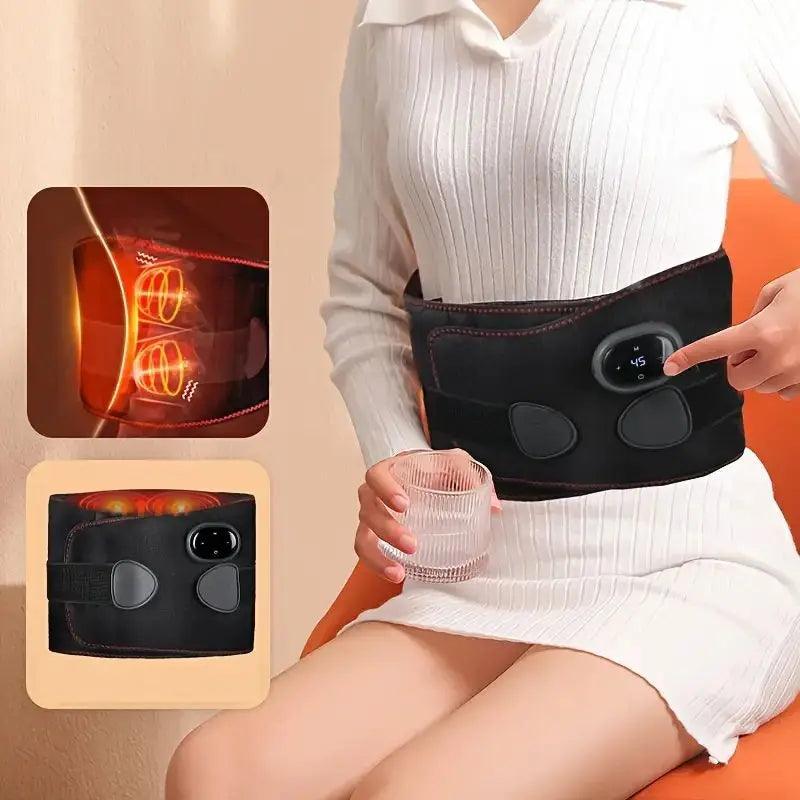 Portable Electric Lumbar Heating & Massage Waist Belt - maidamoon