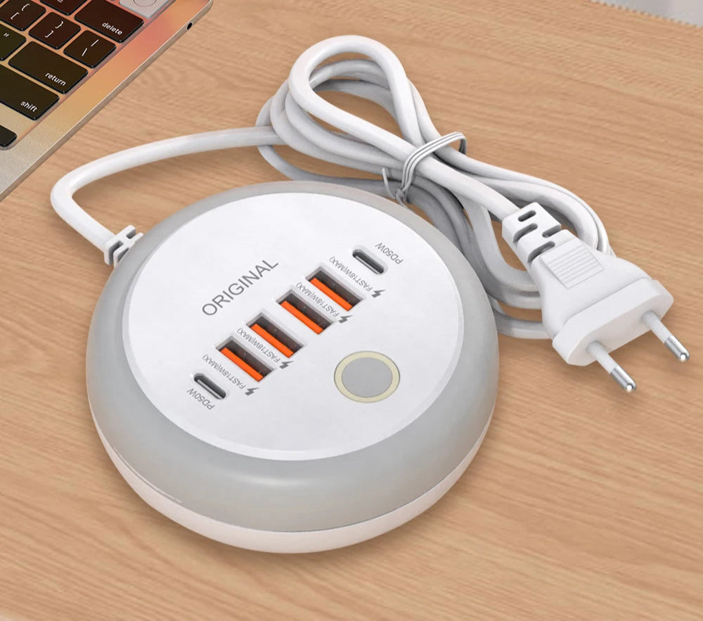 50W Multi-Port USB-C Power Strip