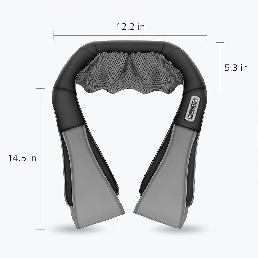 Heated Shiatsu Neck and Shoulder Massager - maidamoon