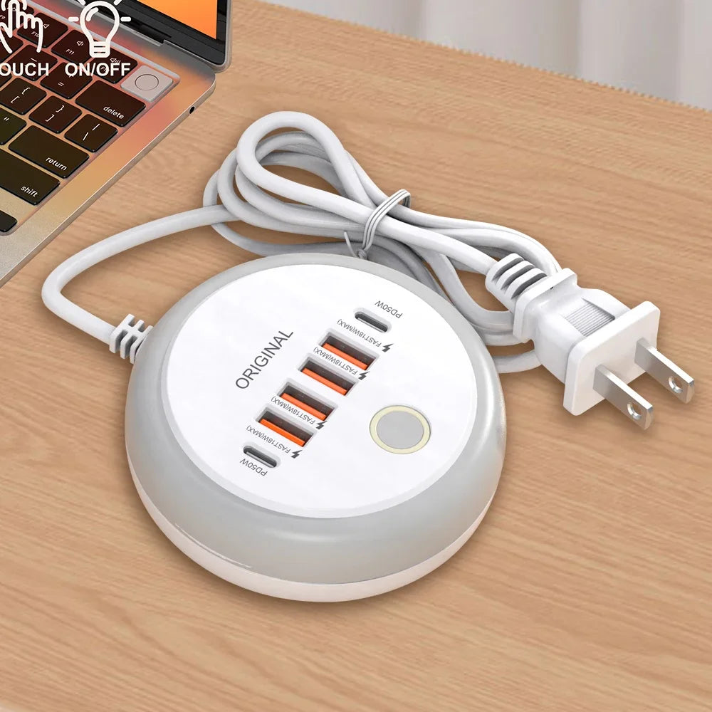 50W Multi-Port USB-C Power Strip