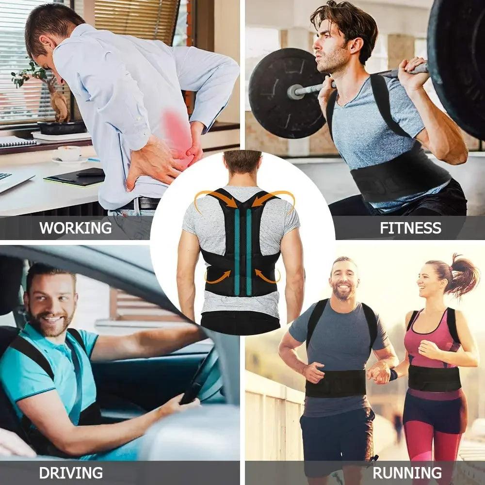 Posture Corrector Back Brace For Lumbar Support - maidamoon
