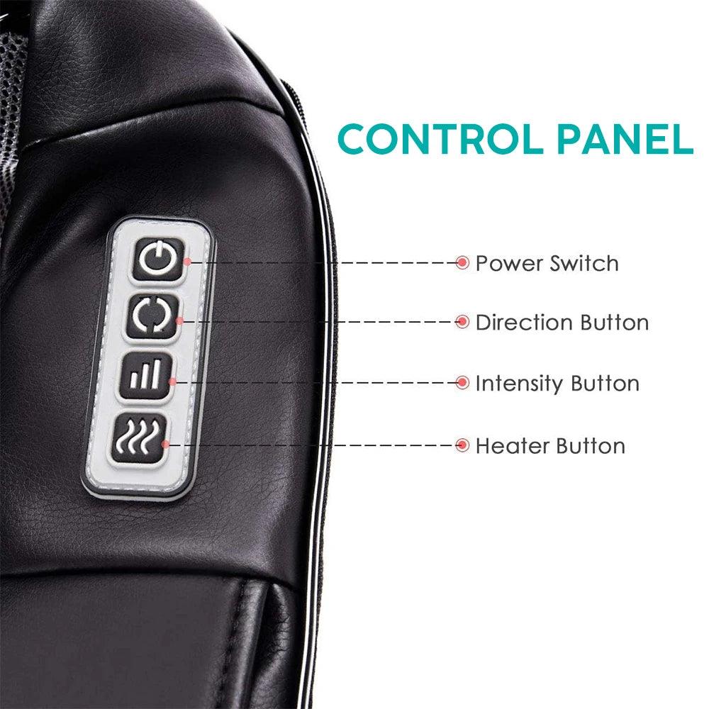 Heated Shiatsu Neck and Shoulder Massager - maidamoon