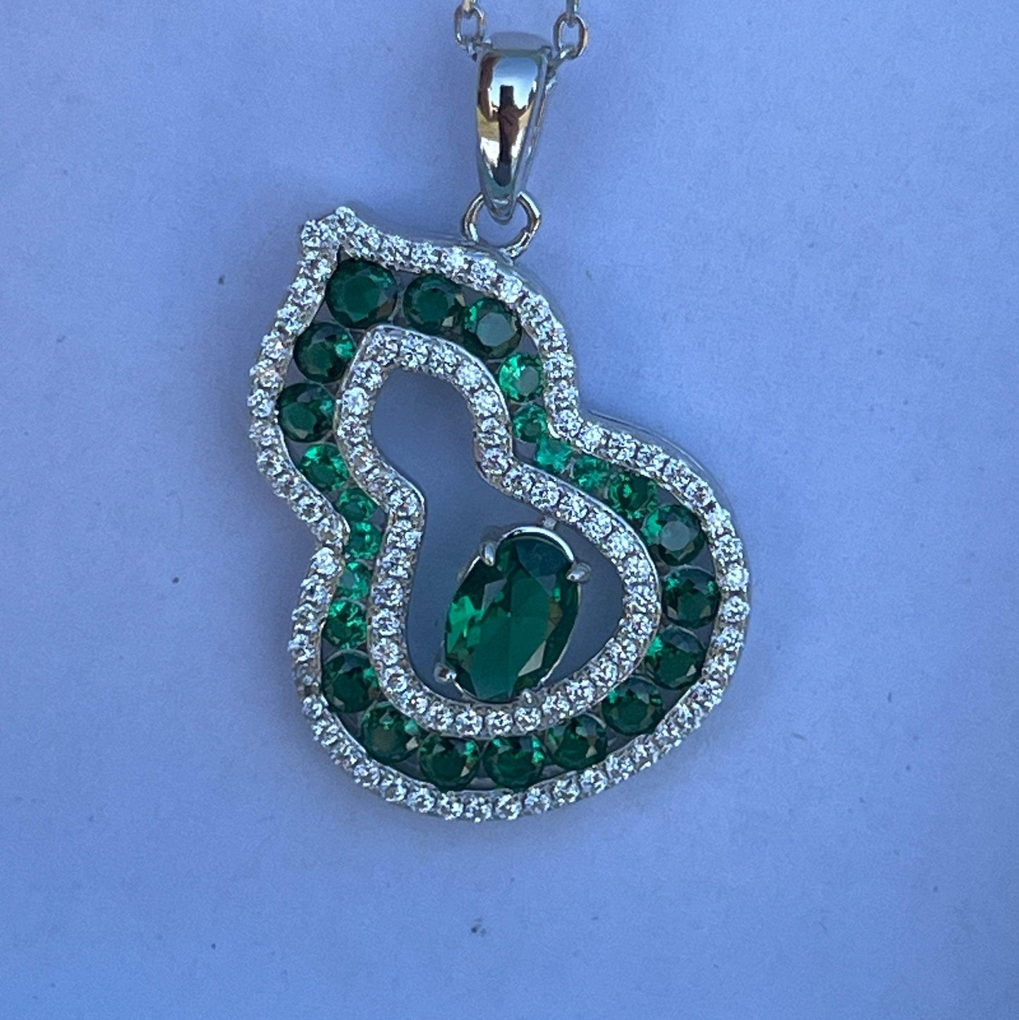 Necklace unisex sterling silver - maidamoon