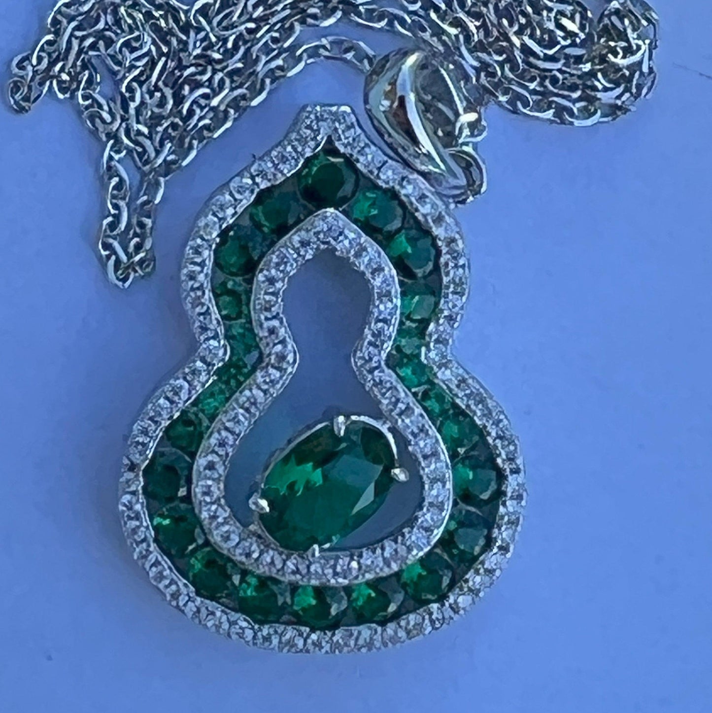 Necklace unisex sterling silver - maidamoon