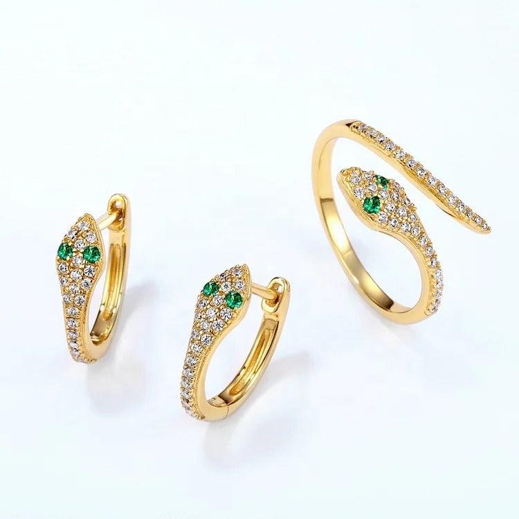 Jewelry set snake design - maidamoon