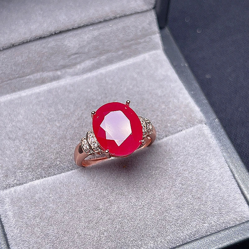 Natural ruby ring, 925 silver exquisite style, best selling quality, classic style