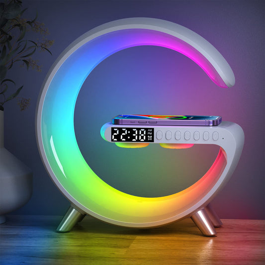 Alarm Clock Night Light LED RGB with Speaker