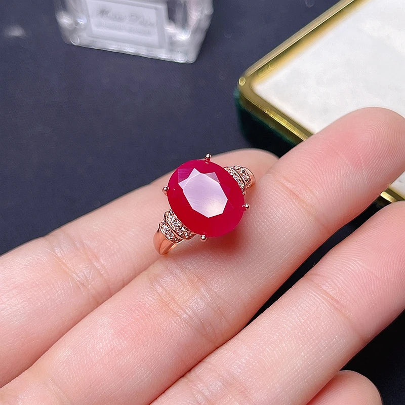 Natural ruby ring, 925 silver exquisite style, best selling quality, classic style