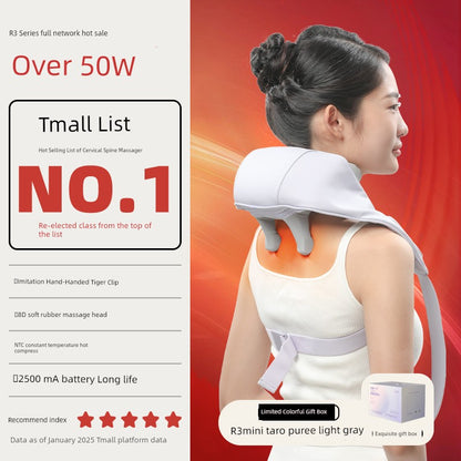 National Supplement minus 15% Miaojie R3mini Shoulder and Neck Massage Instrument Trapezoid Muscle Waist Back Neck Shoulder Neck Massager