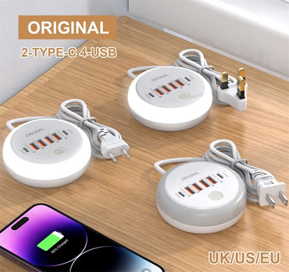 50W Multi-Port USB-C Power Strip